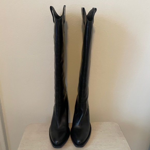 Maeve Black Western Style Boots - Picture 2 of 6